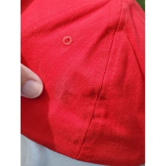 North Carolina Hat Powerball Lottery Cap Red 100% Cotton Adjustable Baseball - Picture 4 of 8